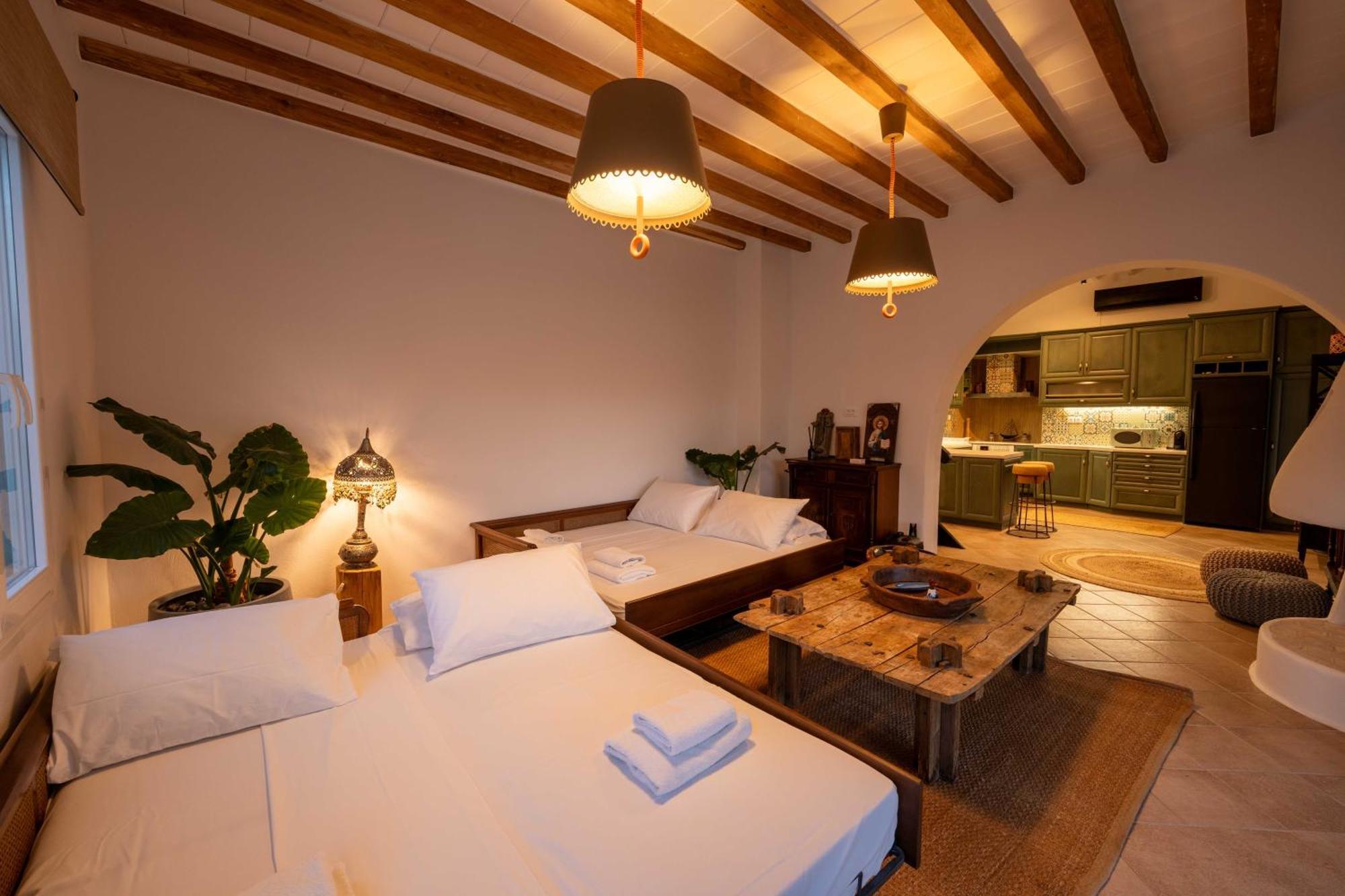 Palm Jacuzzi 200m From Villa Ftelia (Mykonos)